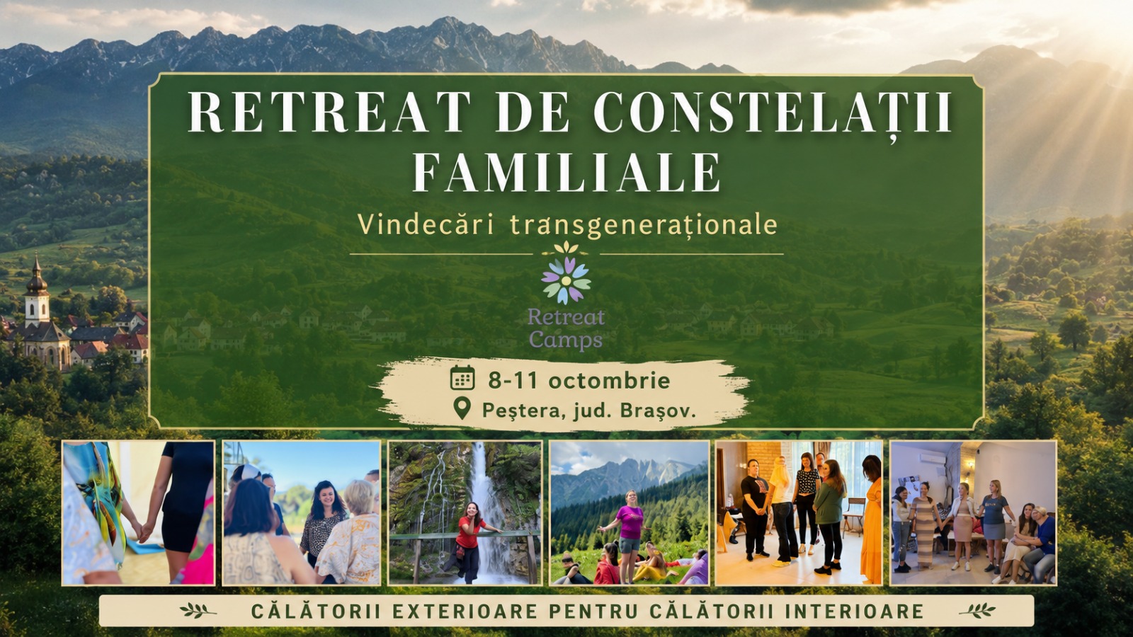Constelațiile Familiale reprezintă o metodă terapeutică ce elimină complicațiile sau dezorientările din destinul familial sau transgenerațional